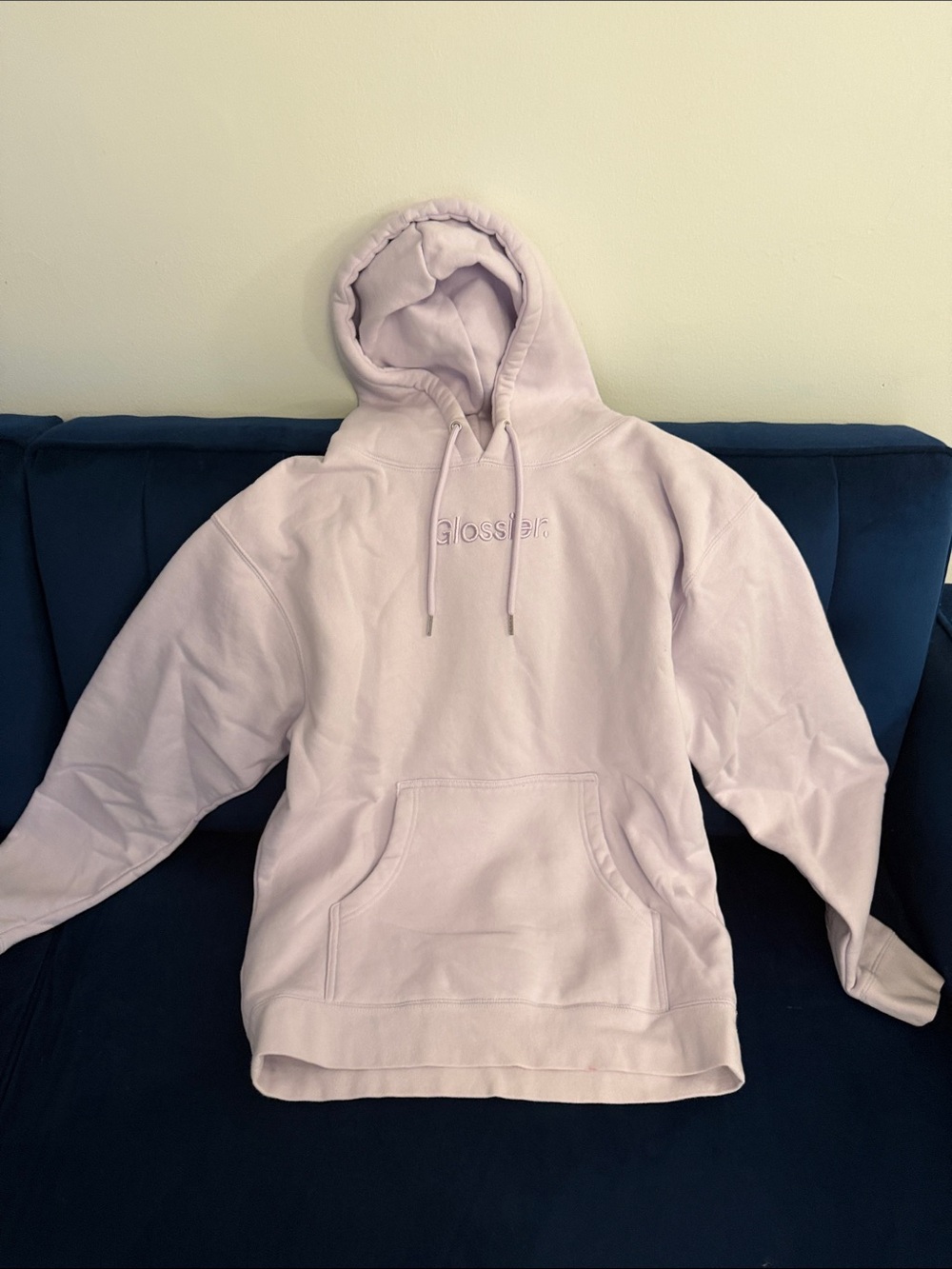 Glossier Lavender Logo Hoodie